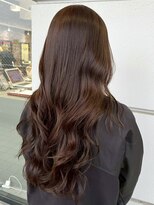 セプト 天神大名(SEPT.) グレージュカラー ゆる巻き ウェーブヘア 艶カラー 髪質改善