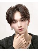 韓国フェザーパーマメンズカット学割