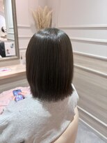 アンド ラ ブランシュ(&.La Blanche)&nbsp;大人ガーリー/ダークアッシュ/ミディアムレイヤー/髪質改善