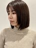 カット+VEGAN STRAIGHT(縮毛矯正)4STEPトリートメント￥17800