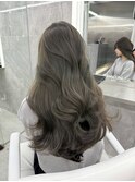 イメチェンヘアスタイル ピンクベージュ 前髪カタログ