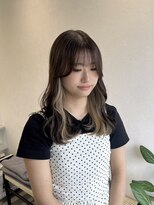 ヘアーデザインスリール(Hair Design THRIRE) セミロング波巻き