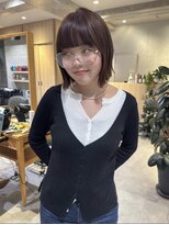 ゼストプラス(ZEST plus)&nbsp;柔らかブラウンのミニボブ