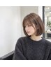 【前髪で印象UP】似合わせカット＋前髪パーマ￥10850～/ショートボブ/ボブ