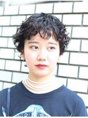 クルクルショートパーマ