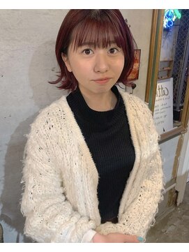アティック ヘアーデザインアンドリラクゼーション(attic hair design&relaxation) チェリーレッド