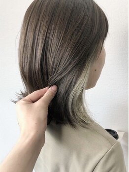 インク(ink)の写真/【北長瀬駅/車で5分】mm単位にこだわった技術×丁寧なカウンセリングで理想の小顔見せカットを叶えます*
