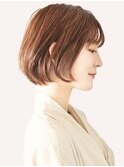 ショートボブ／大人ショート／毛先パーマ／表参道／30代40代