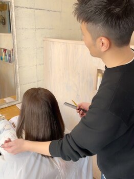 ヘアサロン グランシー(Hair Salon Gransea)の写真/ご提案なら高リピート率のHair Salon Granseaにお任せ☆どんな些細なお悩みもご相談ください♪