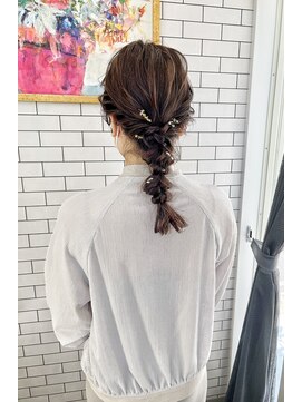 リール(THE RIRE.) ＊THE  RIRE.  編みおろし×金箔アレンジ＊