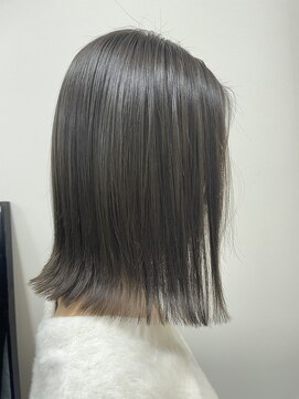 ソアレ(soare) 【竹嶋Style】オリーブグレージュ×切りっぱなしボブ