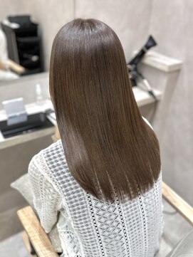 ジーナ 船橋(Zina) 髪質改善＊くびレイヤーピンクベージュ＊美髪【Zina石井】