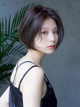 エインアンリー 表参道(AIN.ANLY.) 前髪ありブラウンショート20代30代40代【AIN.表参道】小田恭平