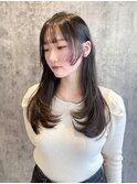 韓国レイヤー×姫カット　【韓国ヘア】【韓国風レイヤー】