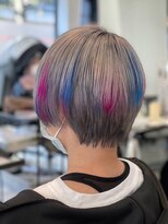 アッシュ 瑞江店(Ash)&nbsp;PINK×BLUE　メッシュ