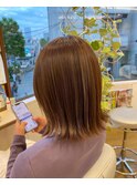 切りっぱなしボブ