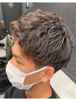 ピークス 西川口東口(PEQSS)&nbsp;ショートアップバング×無造作パーマスタイル