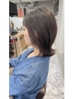 ルオーブ(L'aube)&nbsp;ツヤ感外ハネレイヤーショート