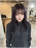 【minim×mio】レイヤー×透明感暗髪カラー