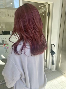 フラワーズペタルバイスミカ(Flowers petal by sumika) ピンク×ワインレッド×エンドカラー