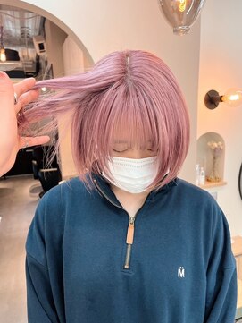 シビバイレボ(CIBI by revo) 地毛風カラー/ナチュラルレイヤーカット/ショートボブ[船橋]