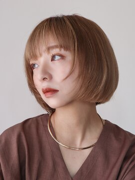 シスタ(SISTA) ハイトーンフェイスレイヤーボブ内巻き顎ラインボブ【自由が丘】