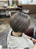 白髪ぼかしハイライト