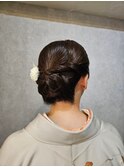 和装ヘアセット 大人の綺麗を作るアップスタイル/シニヨン#3