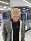 スパイキーショート/ハイトーン/藤沢美容室/メンズ