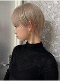 ハイトーンレイヤーボブミディアムレイヤーショートウルフボブ