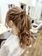 グロス 心斎橋(GLOSS)の写真/【ヘアセット¥2300セット専門スタッフ在籍】結婚式・イベント・ナイトの方に♪価格以上の仕上がりに感動◇