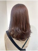 レイヤーカット  ×  こっくりブラウン