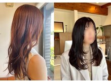 シュールセイン(sur scene)の雰囲気（透明感艶カラー/レイヤーカットスタイリスト　カサハラ）