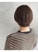 ナチュラルブラウン×ショートスタイル