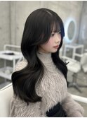 オリーブグレージュ◇くびれレイヤー◇顔まわりカット