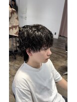 シェノン オム 梅田(CHAINON HOMME)&nbsp;MEN'S HAIR/ウルフヘア/ツイスパ/波巻きパーマ