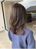 秋◎大人美人レイヤーカット×ダークブラウン