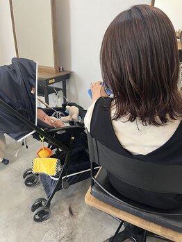 ラフ(LAFF)の写真/お子様連れ大歓迎。家族みんなが気兼ねなく落ち着いて楽しく過ごせるサロンタイムをお届けします。