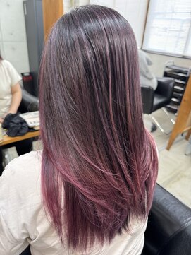 ステラ(stella) ピンク/バレイヤージュ/エアタッチバレイヤージュ/ハイライト