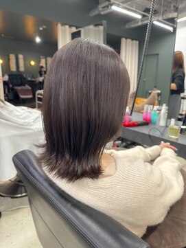 ソピ バイ インビテーション(sopi by invitation) ラベンダー ココアブラウン 外ハネボブ ！