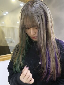 リアン 上尾店(Rien) 韓国風レイヤーカット [ピンクスカイブルーブルー]大宮/韓国