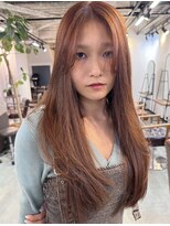 リテ(rite)&nbsp;オレンジブラウン×ロングレイヤー