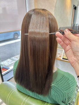 カラー+高濃度水素ULTOWA(ウルトワ)トリートメント