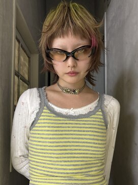 カシェ ホリエ(CACHE HORIE) デザインカラー / ウルフカット / レイヤーカット / 小谷