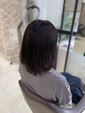 マニッシュ 三鷹駅前店 大人ベージュブラウンカラー