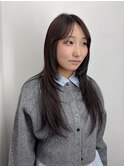 ロングレイヤー×黒髪ロング