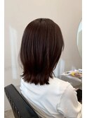 肩に沿って動くナチュラルミディアム