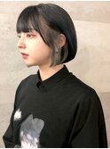 インナーカラーボブ[表参道/原宿/ダブルカラー/ケアブリーチ