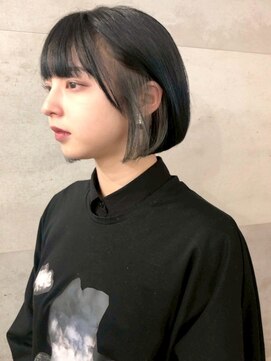 ロマリア(Lomalia) インナーカラーボブ[表参道/原宿/ダブルカラー/ケアブリーチ