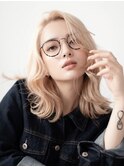 ◎20代30代ケアブリーチカラー透明感ミルクティー